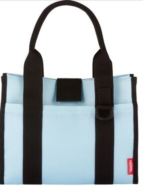 Thermos Insulated Lunch Tote Blue Black Soft Cooler Bag NWT Travel Work School